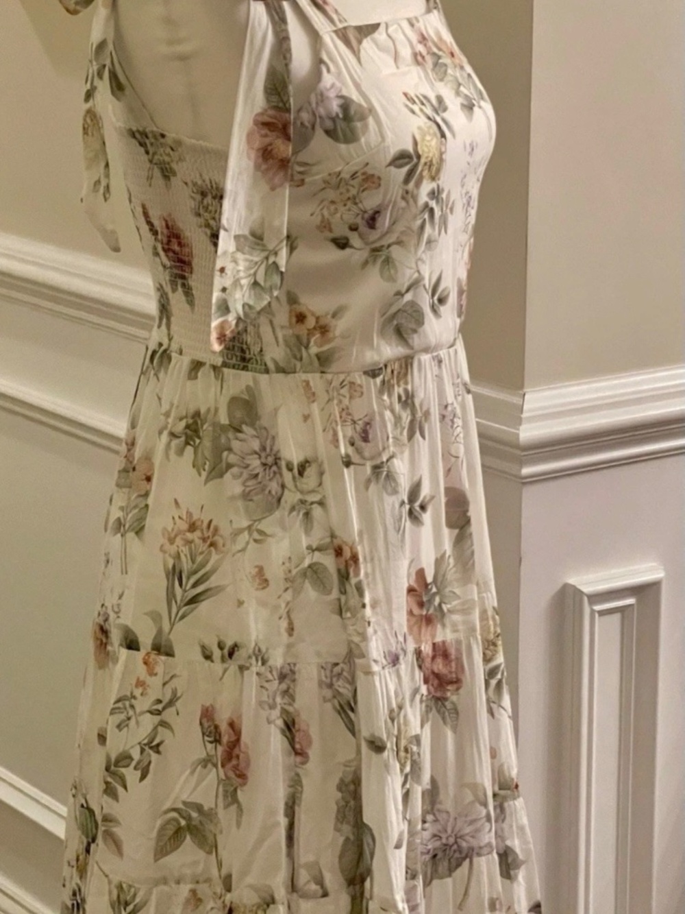 Alice + Olivia Monnie Maxi Dress Floral Sweet Nothings Fairytale Easy Luxury 6 - Picture 11 of 16